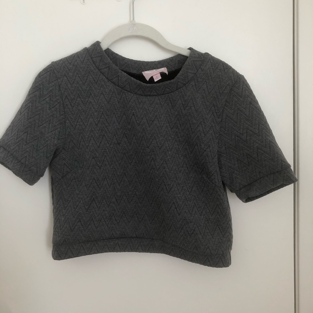 Romeo & Juliet Couture Cropped Shirt